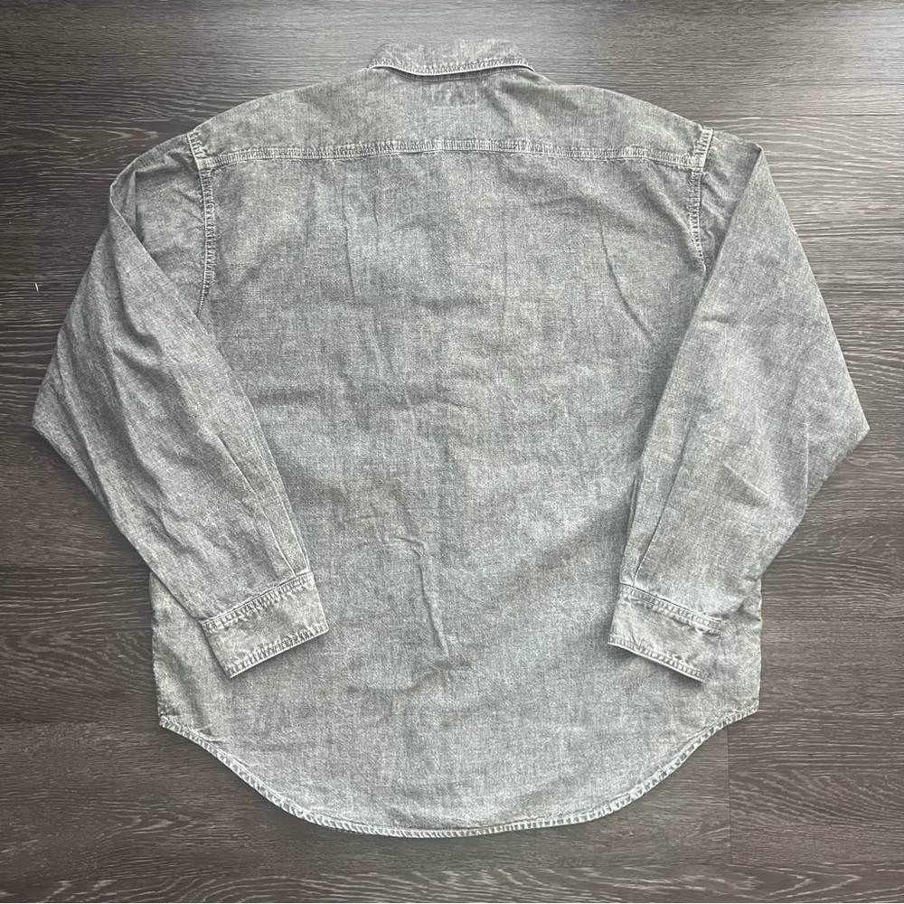 Beams Plus Japanese Chambray 100% Cotton Work Shirt - Picture 6 of 7